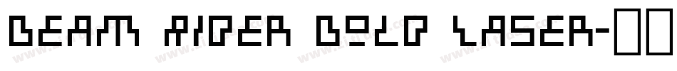 Beam Rider Bold Laser字体转换